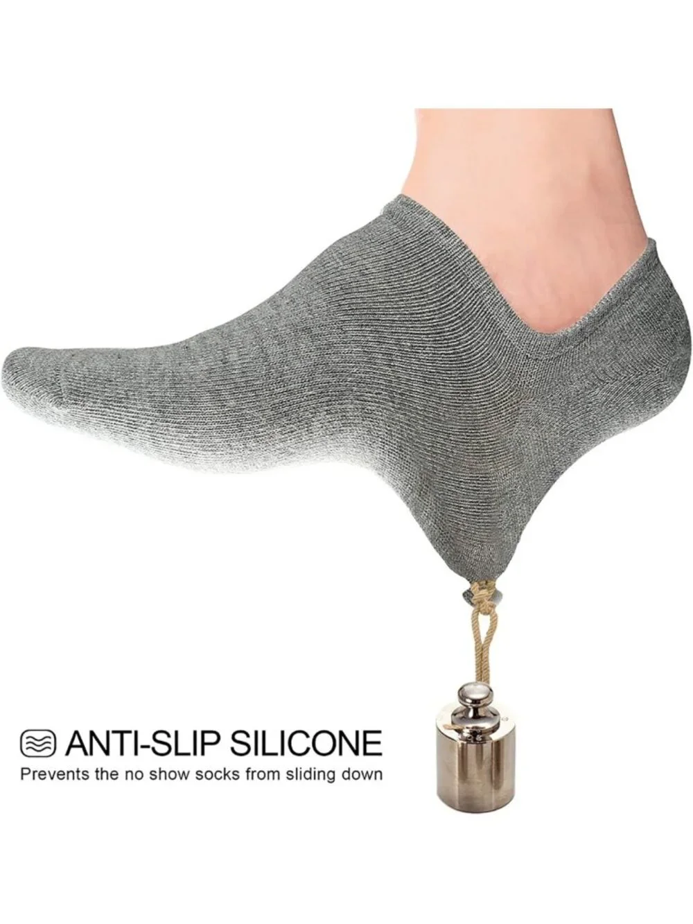 Non-Slip Low Cut No Show Socks for Women - 4/8 Pairs, Comfortable & Stylish